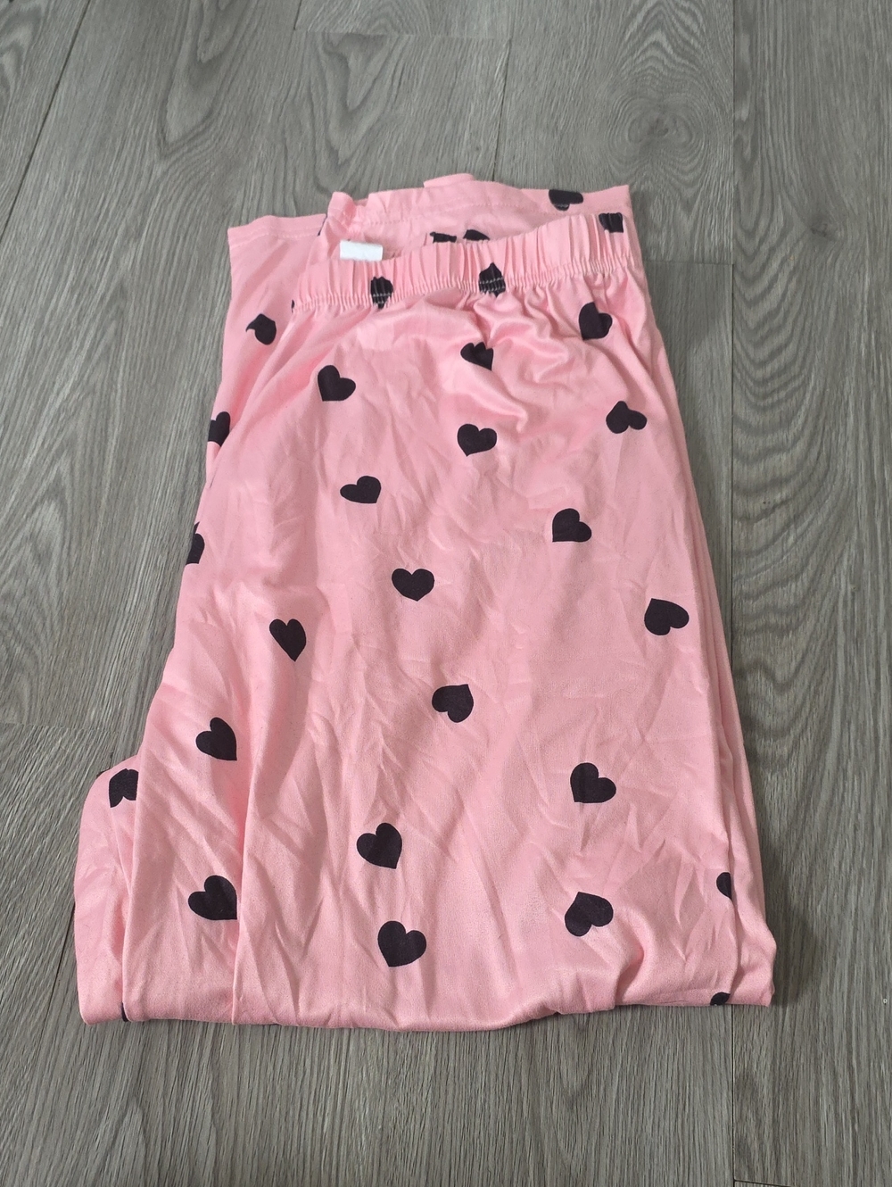 115 - T.J.Maxx Pink Heart Print Pajama Pants